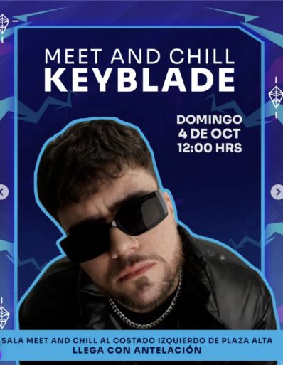 Lámina 3 de 4: Horario M&C Keyblade: domingo 4, 12:00
