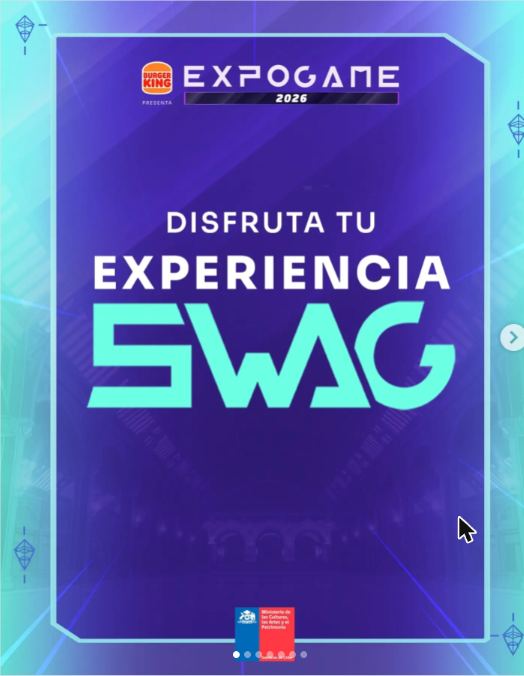 Lámina 1 de 6: “Disfruta tu experiencia SWAG”