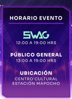 Lámina 2 de 9: Horario del evento