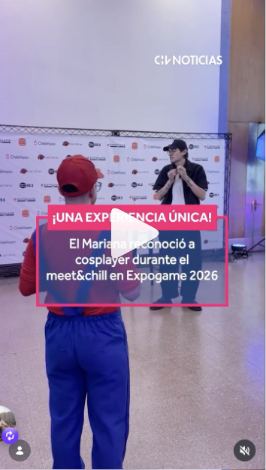 Lámina 1 de 1: CHV: “¡Una experiencia única! El Mariana reconoció a cosplayer durante el Meet & Chill”