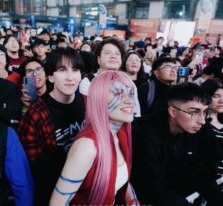 Lámina 12 de 15: Público con cosplayer